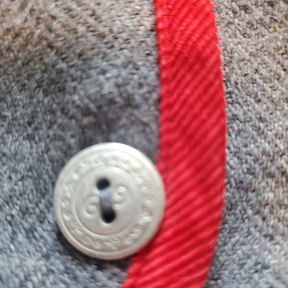 Vintage Talbots Sz S Wool Blend Vest Snowflake Holiday Gray Red Embroidered Y2K - Picture 7 of 10